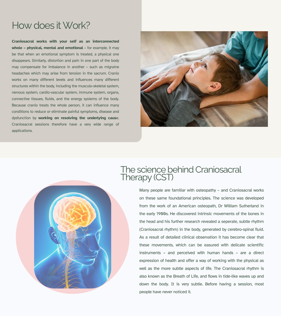 How craniosacral thearpy works